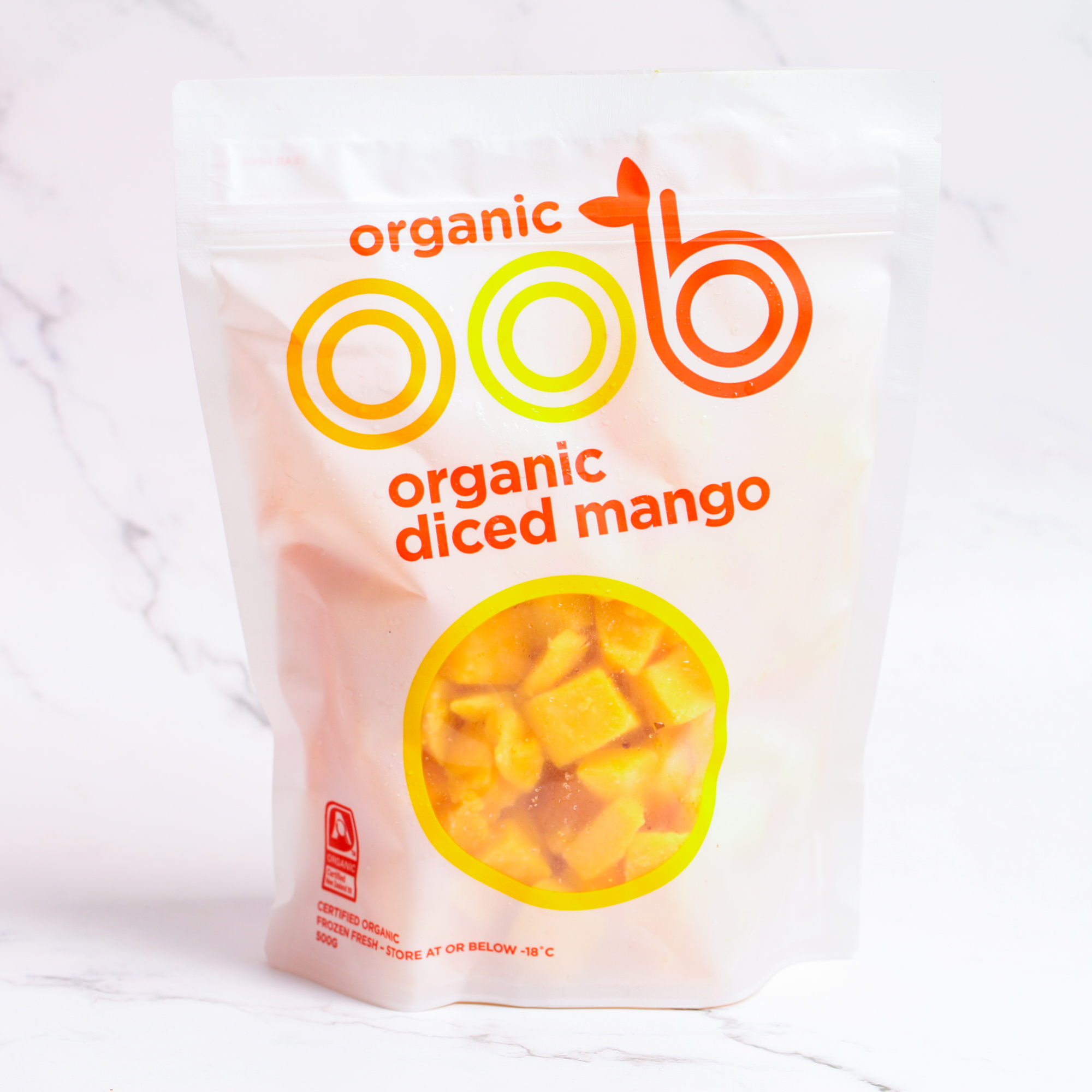 Organic Diced Mango - OOB