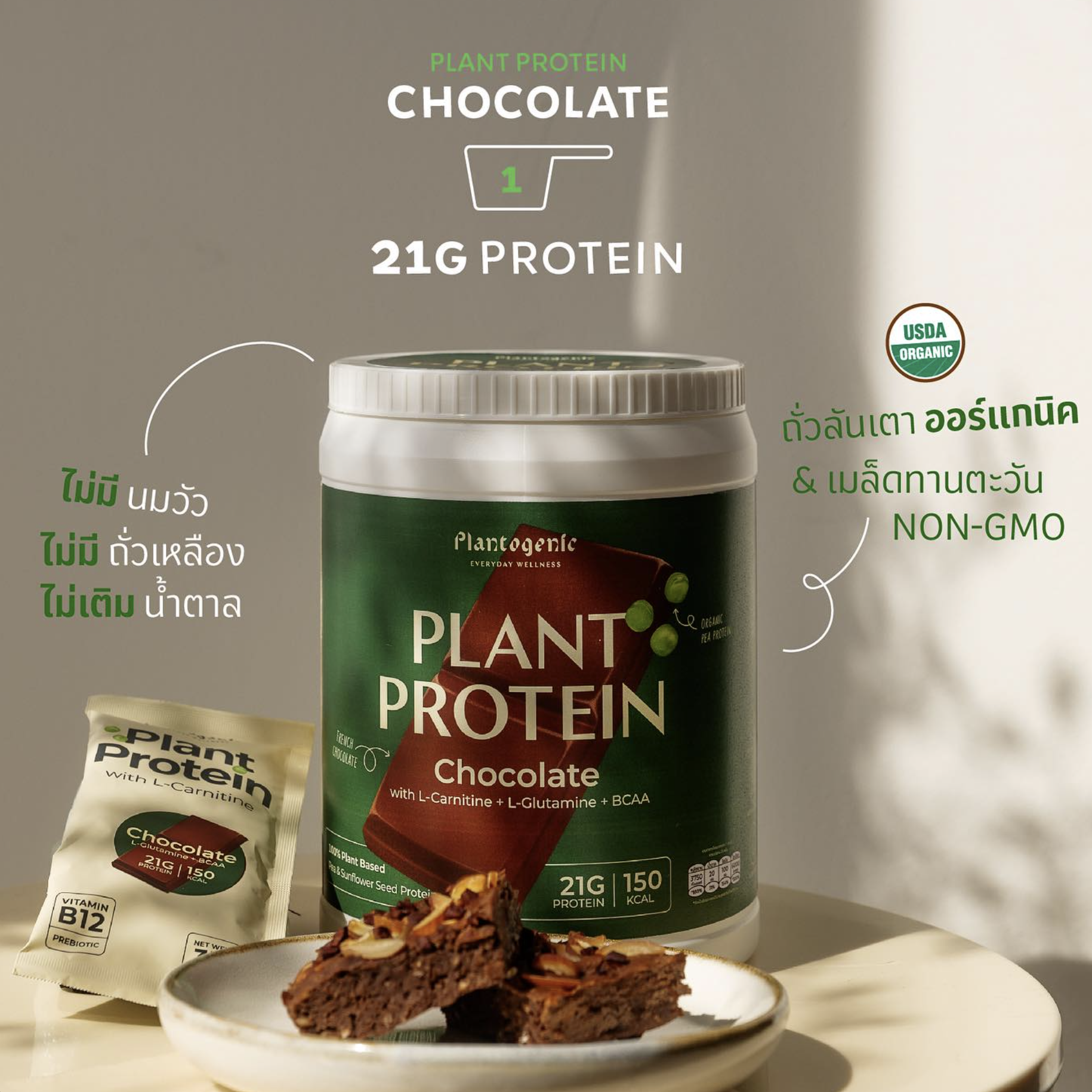 Chocolate Plant Protein - Plantogenic