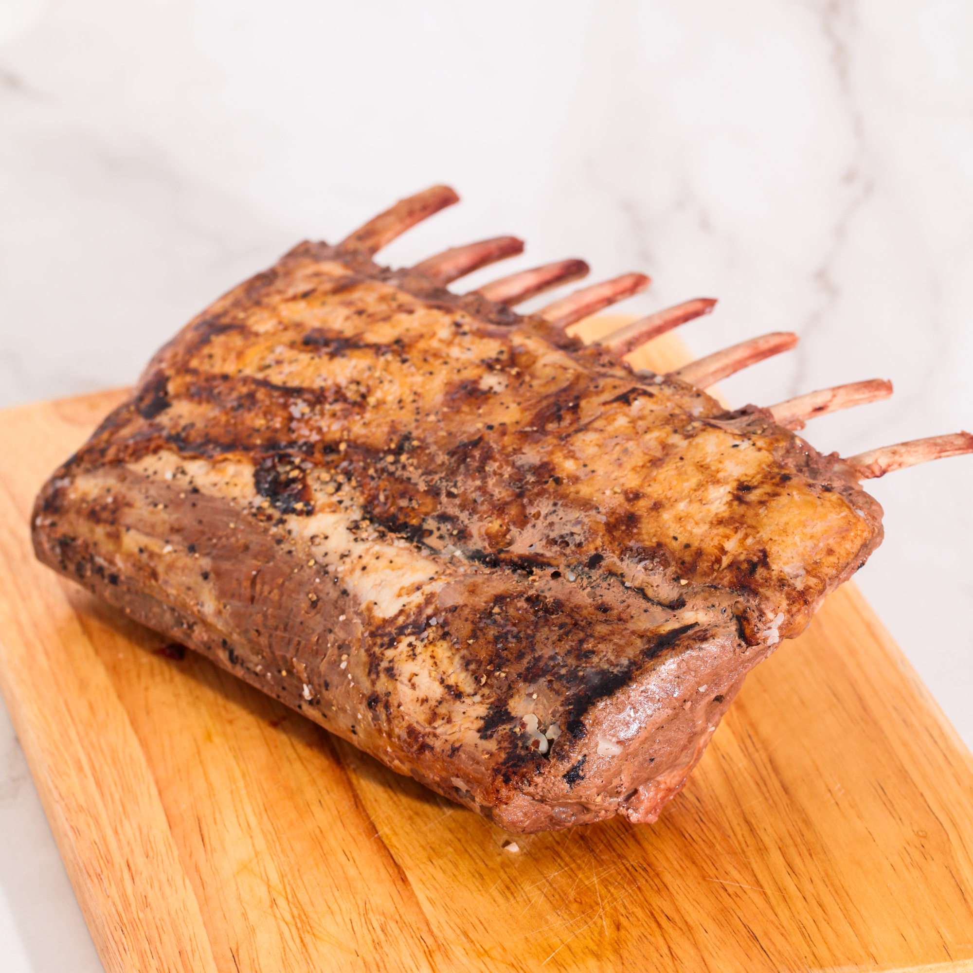 Seared Lamb Rack (sous vide)