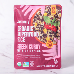 Jasberry Organic - Ready-to-eat Rice Green Curry