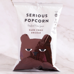 Organic Popcorn, Dark Chocolate Drizzle - Serious Food Co