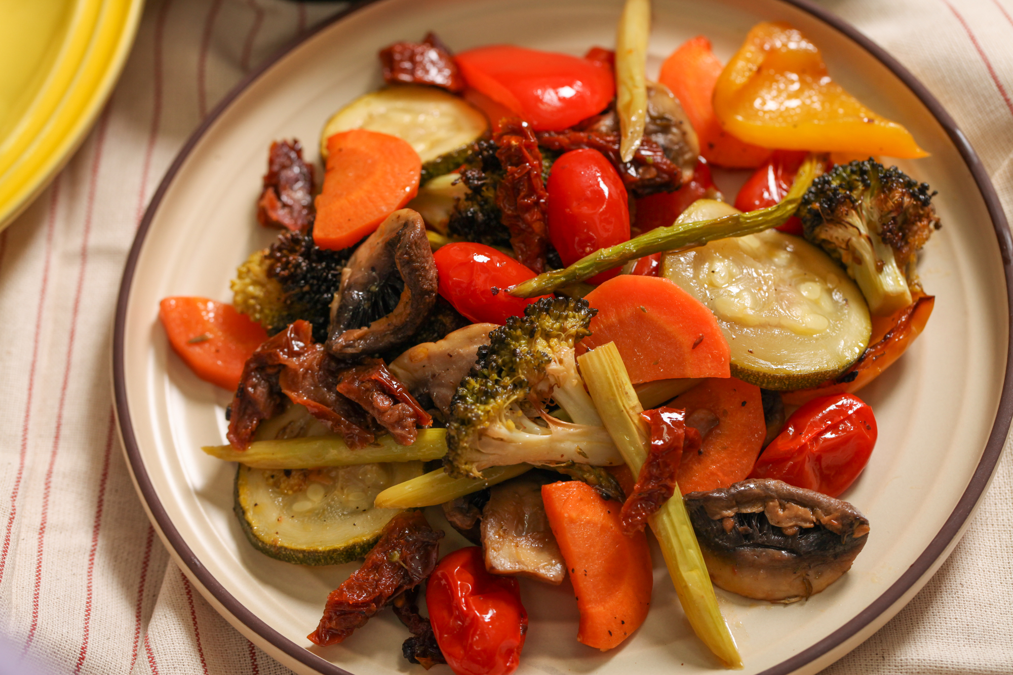 Oven roasted vegetable medley