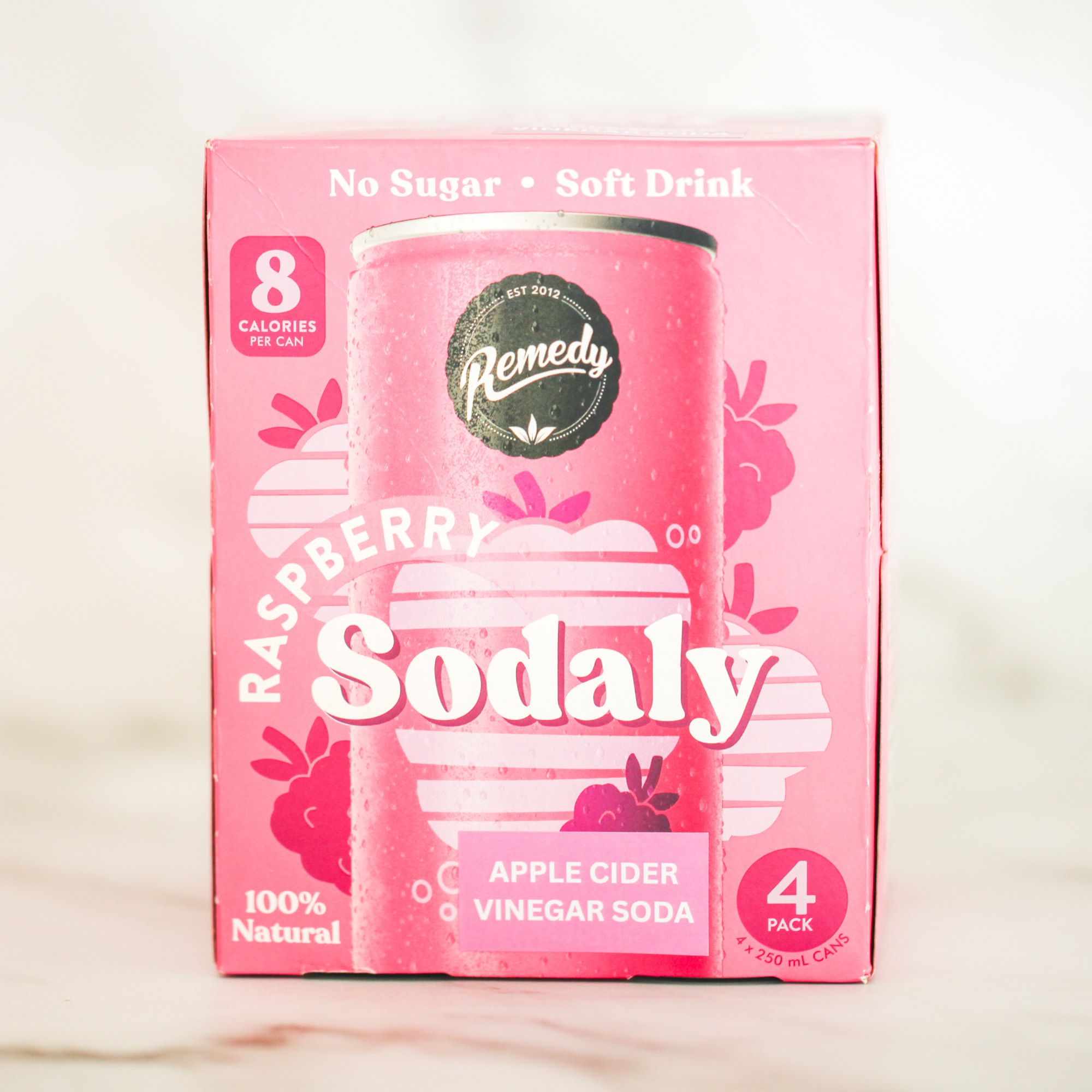 Remedy Sodaly Raspberry (4x250ml)