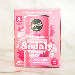 Remedy Sodaly Raspberry (4x250ml)