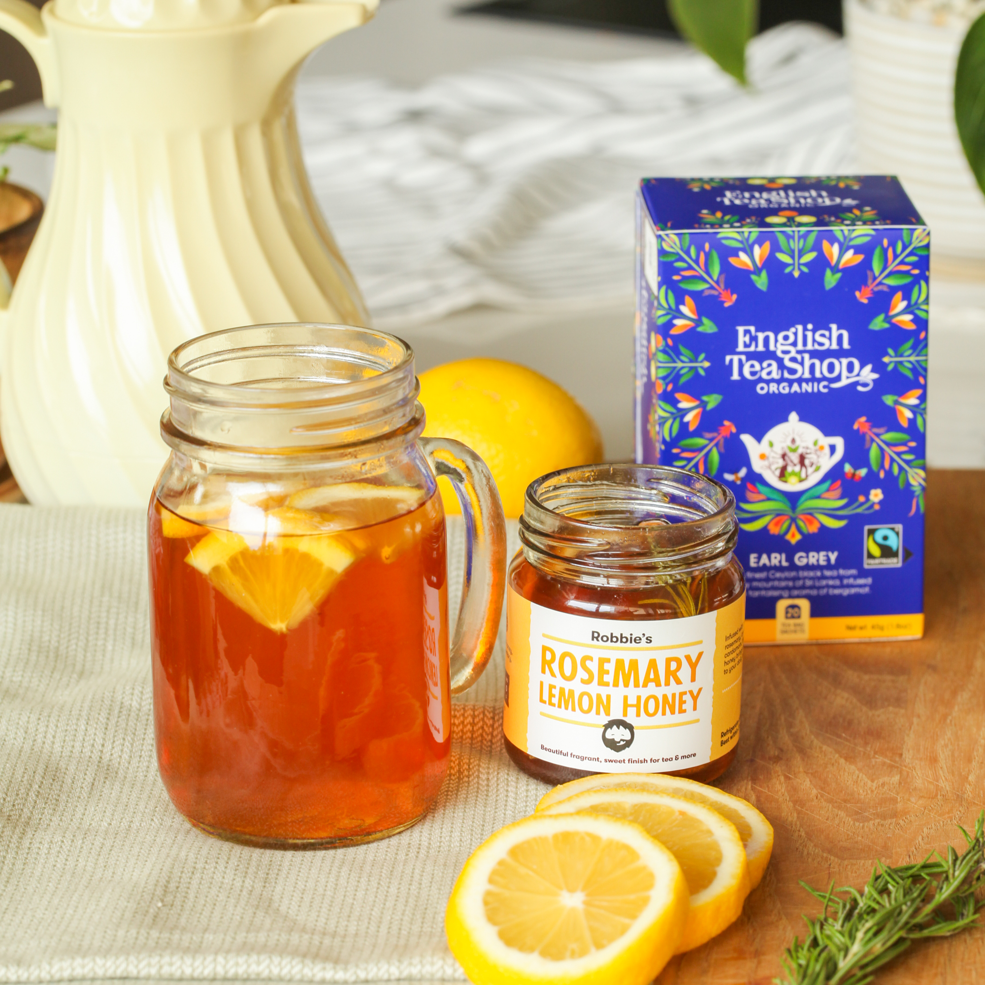 Robbie's Rosemary Lemon Infused Honey