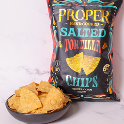 Salted tortilla chips - Proper Crisps